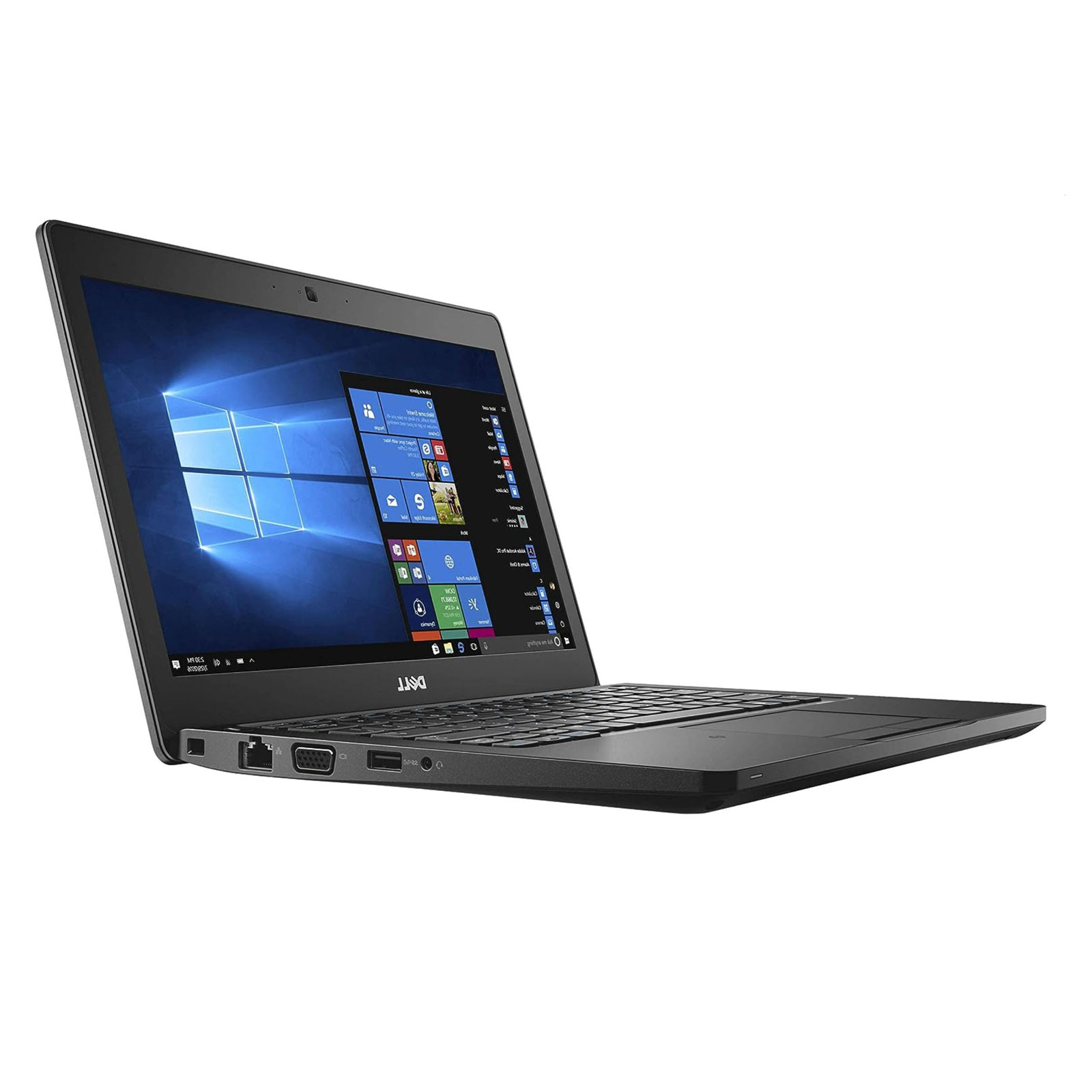 Dell Laptop 8GB RAM 256GB SSD i5 Dual Core, 2.6GHz Latitude 5280 12.5 Inches Intel Core i5-7300U HDMI Webcam Win 10 Pro black