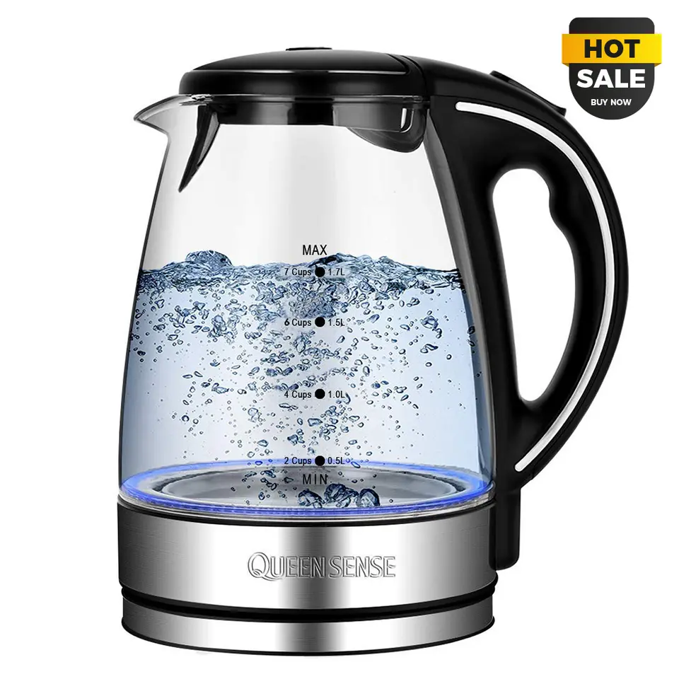 Automatic LED Light Electric Glass Kettle