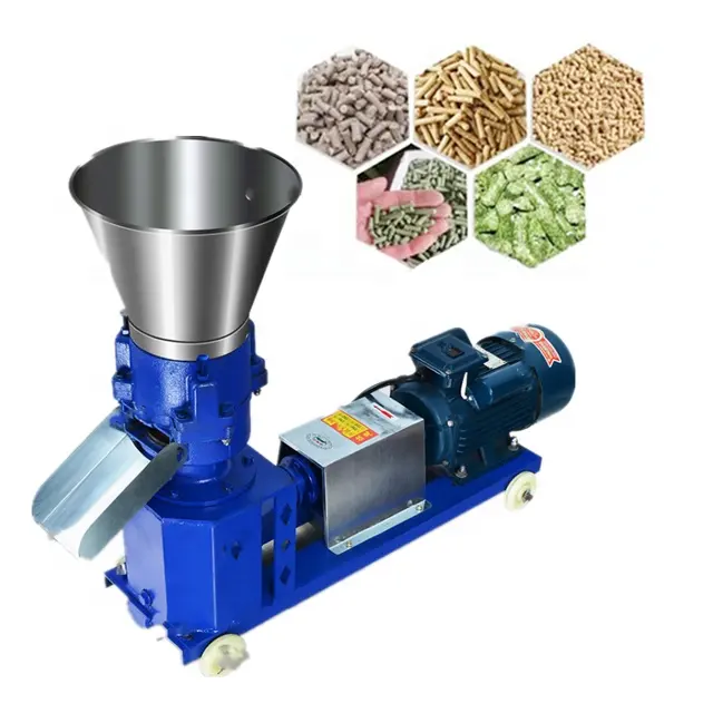 Pellet Feed Production equipment household animal catfish poultry feed processing machines pig feed pellet making machine