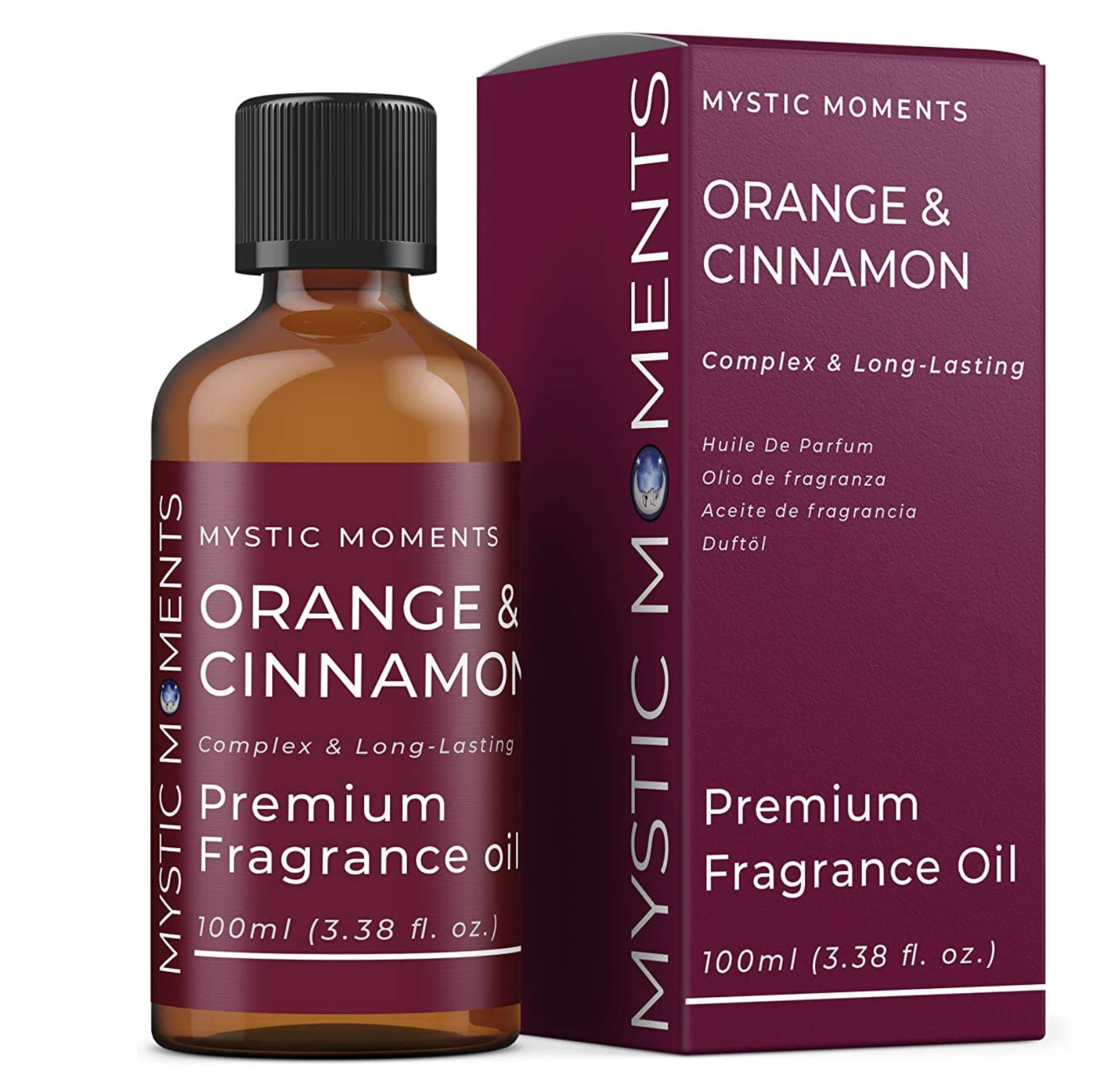 Cinnamon & Orange Fragrance Oil, 100ml (Packaging may vary) - Perfect for Soaps, Candles, Bath Bombs, Oil Burners, Diffusers and Skin & Hair Care Items 