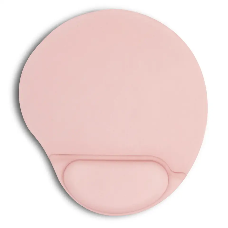 Custom LOGO Cute Pink EVA Soft Mouse Pad Wrist Support Gel Mouse Pad with Wrist Rest