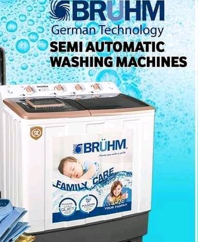 12kg Bruhm Semi Automatic Washing Machine