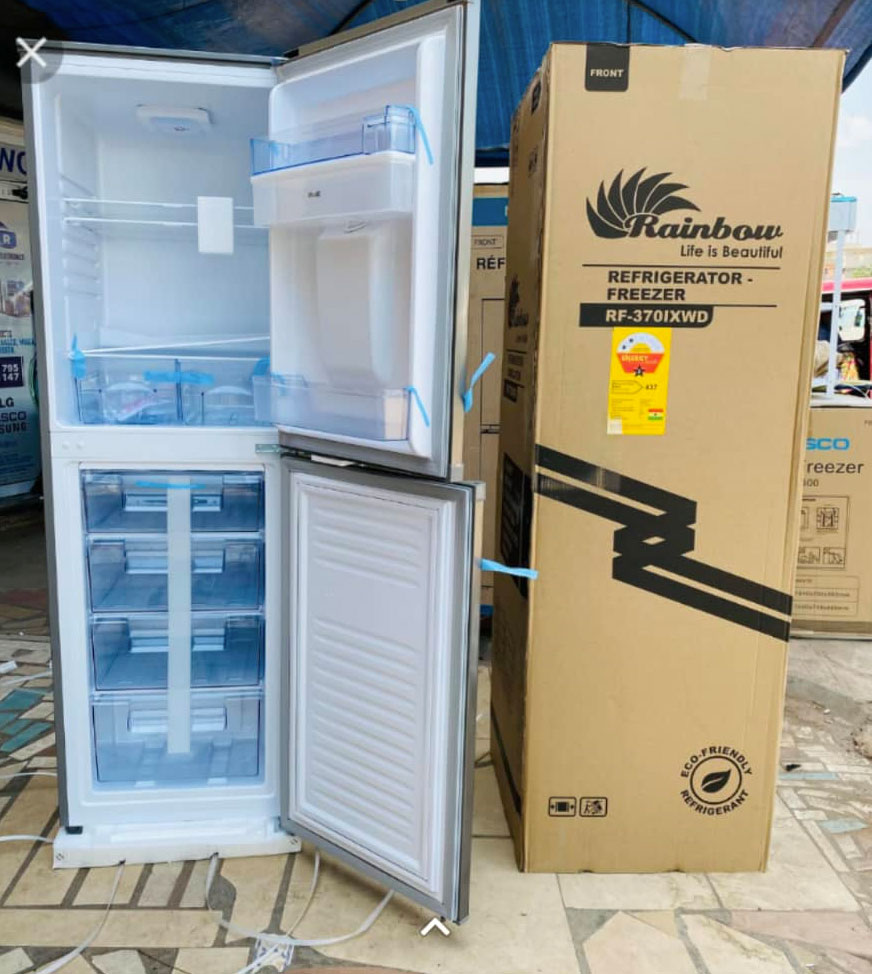 Fridge Freezer Double Door Large Capacity With Bottom Freezer Refrigerator 270L