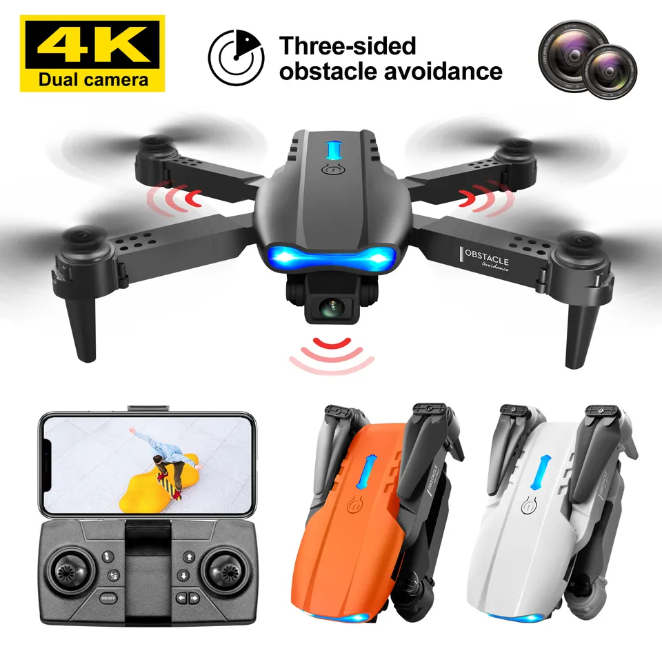 Drone with Camera 4k HD wide-angle Dual camera Photography Drone RC quadcopter Dron