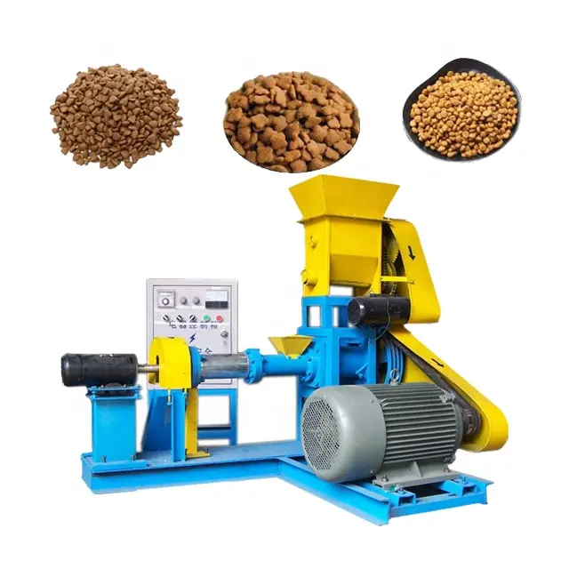 Dry Dog Cat Food Making Machine Manufacturers Dog Food Extruder Production Line Equipment for Dog Food
