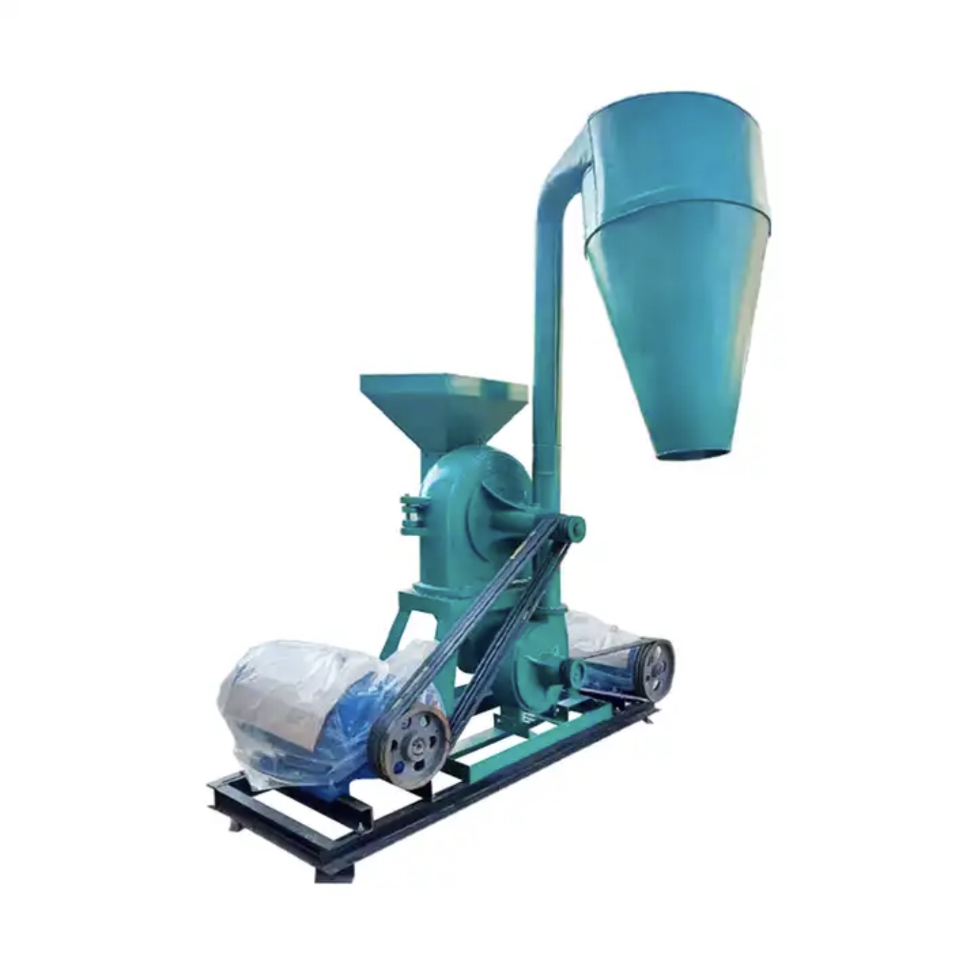 Maize Corn 1000kg/h grinding hammer mill poultry feed mill equipment