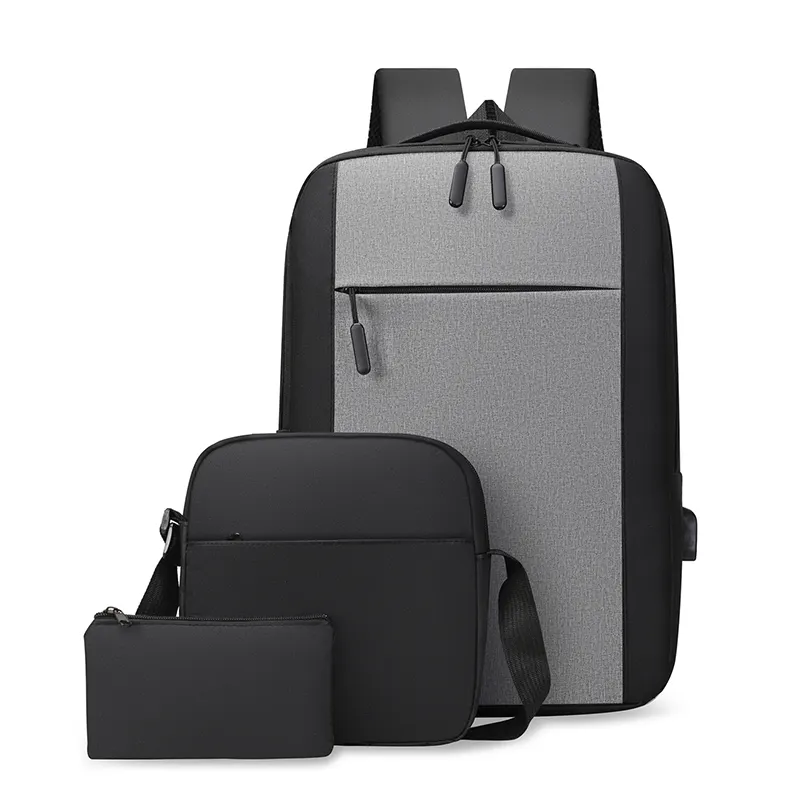 ODM/OBM Customized LOGO Fashionable and Durable School Bags 3-Piece Set Laptop Backpack 3-Piece Set laptop backpacks