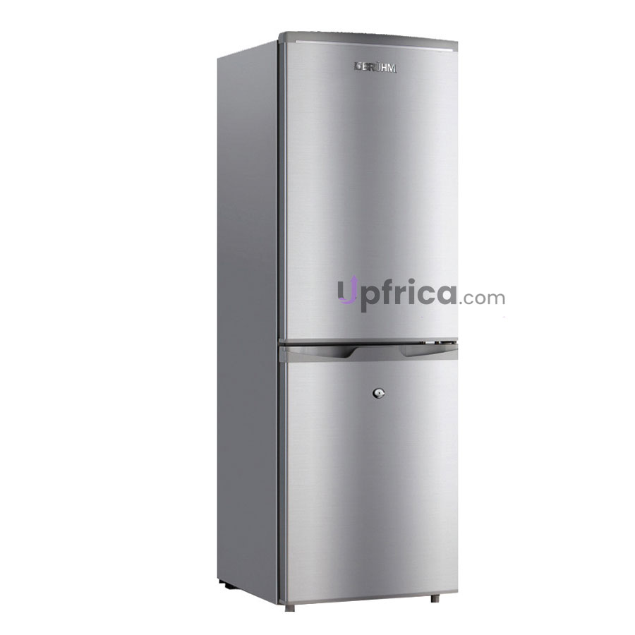 Bruhm Fridge Freezer Double Door Refrigerator 186L