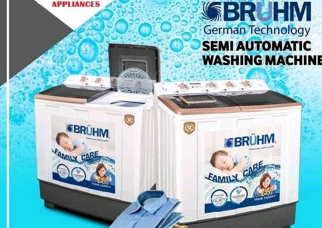 Bruhm Semi Automatic Washing Machine